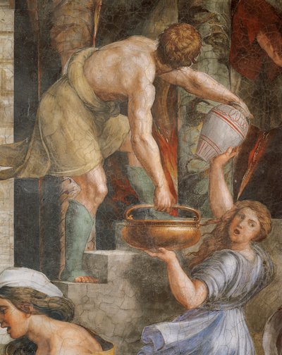 Tuli Borgossa od Sanzio of Urbino (workshop) Raphael