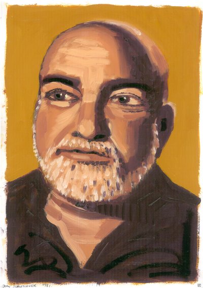 John Schlesinger, 2008 (olej na papíře) od Sara Hayward