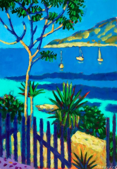 La Mer # 2, 2022 (akryl na desce) od Sara Hayward