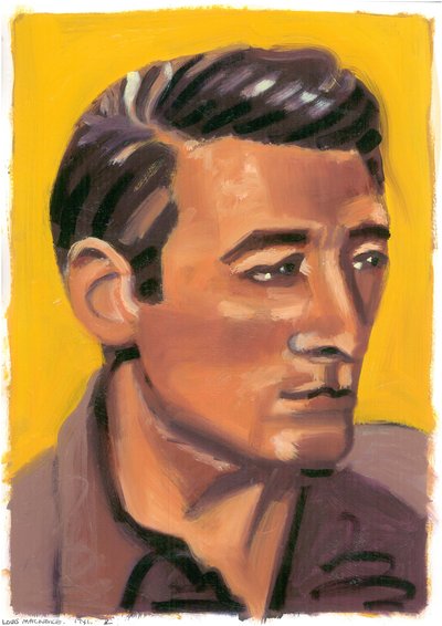 Louis MacNeice, 2008 (olej na papíře) od Sara Hayward