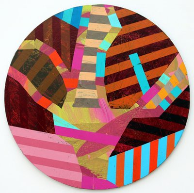 Twixt Heaven & Earth IV-A (akryl na kruhové desce) od Sara Hayward