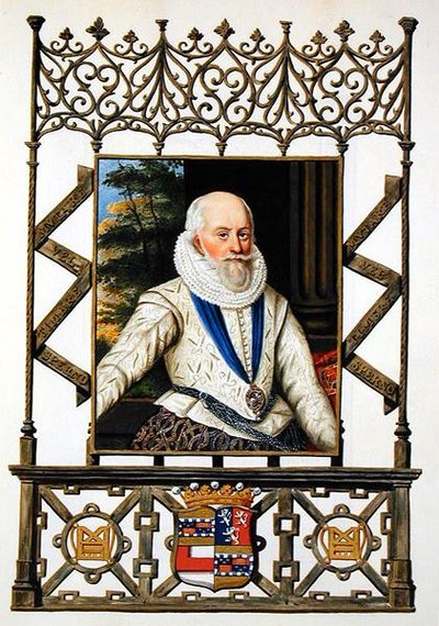 Portrét Edwarda Somerseta (1553-1628) 4. hraběte z Worcesteru z 
