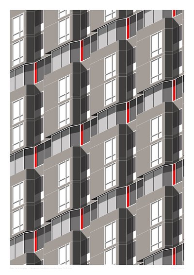 Eastwood, Roosevelt Island, New York, 2015 (digitální) od Sarah Evans