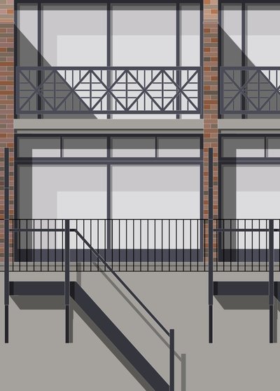 Mallard Place, 2018 (digitální) od Sarah Evans