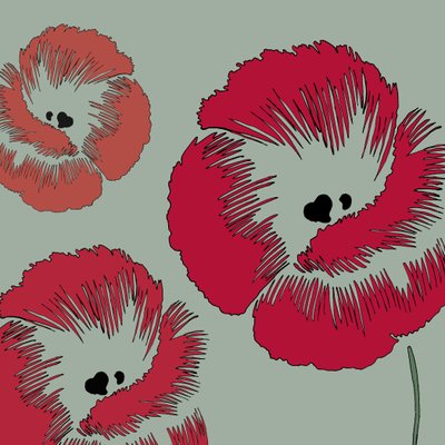 Picnic Poppy, 2005 (digitální) od Sarah Hough