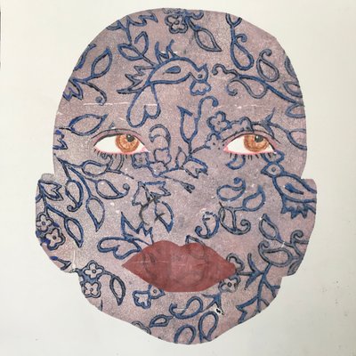 Tetování, 2020, (inkoustový tisk) od Sarah Thompson-Engels