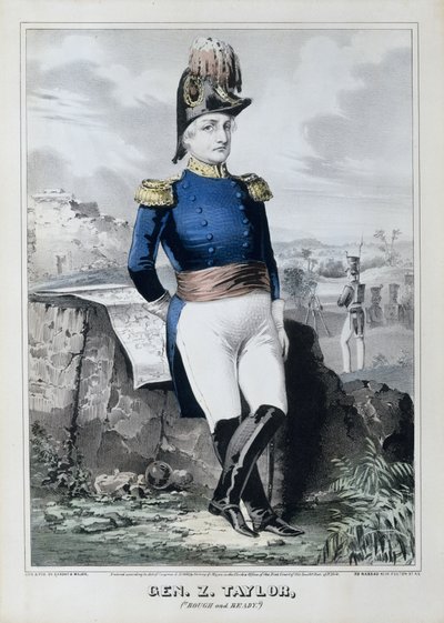 Generál Z. Taylor (drsný a připravený) od Sarony and Major