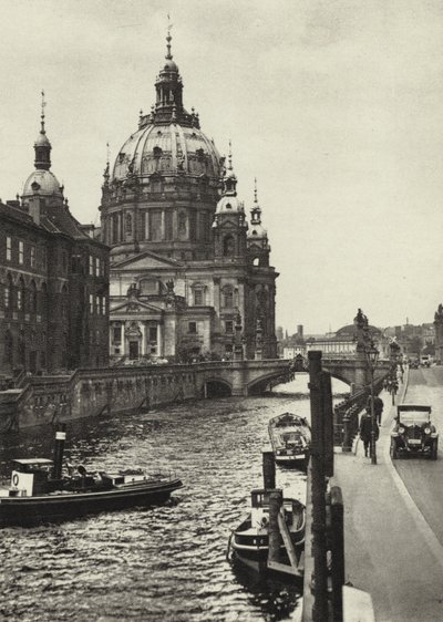 Berlín: Dom; Katedrála (černobílá fotografie) od Sasha Stone
