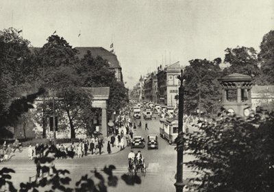 Berlín: Potsdamer Platz (černobílá fotografie) od Sasha Stone