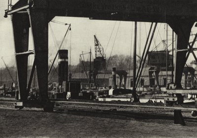 Berlín: Westhafen; Western Harbor (černobílá fotografie) od Sasha Stone