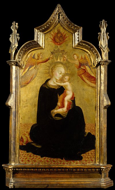 Madonna a dítě s anděly, ca. 1445-50. od Sassetta