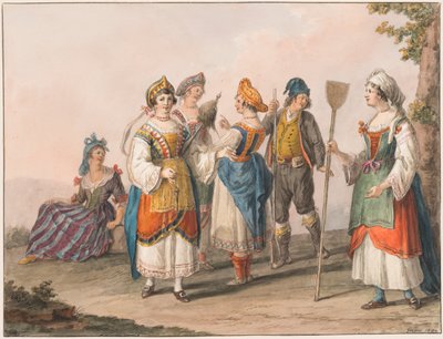 Kostýmy Jižní Kalábrie od Saverio della Gatta