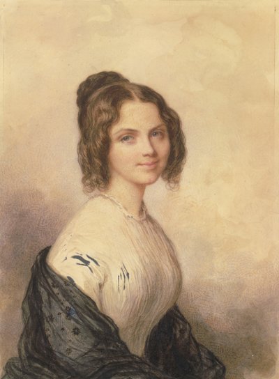 Anne Charlotte Lynch Později paní Vincenzo Botta, ca. 1847. od Savinien Edme Dubourjal