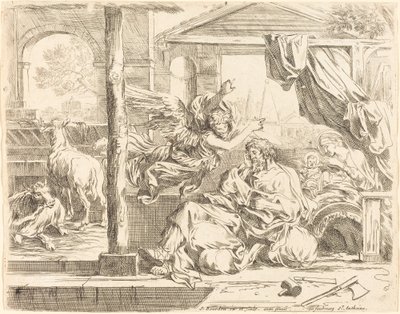 Sen svatého Josefa od Sébastien Bourdon