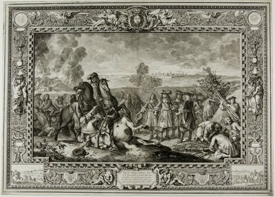 Obléhání Douai v roce 1667 od Sébastien Le Clerc the elder