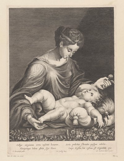 Marie s dítětem od Sébastien Vouillemont
