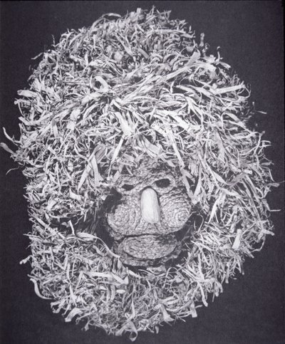 Iroquois Mask (kukuřičná slupka) od School American