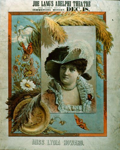 Slečna Lydia Howard (barevné lito) od School American