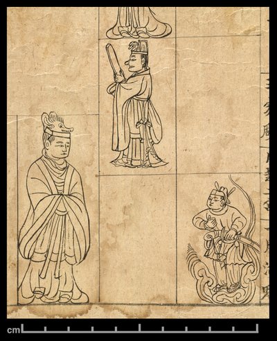 Almanach pro AD 978, Dunhuang Mogao, Čína, c.978 (inkoust na papíře) od School Chinese