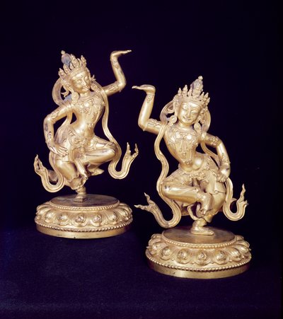 Bódhisattva, dvojice postav Husante od School Chinese