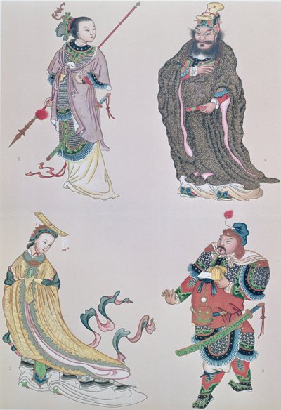 Hrdinové a hrdinky čínské historie, včetně císařovny Wu od School Chinese