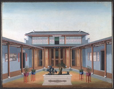 Honam Temple - nádvoří s obytnými čtvrtěmi od School Chinese