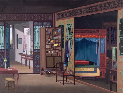 Interiér čínského domu v Kantonu od School Chinese