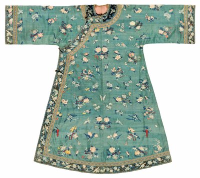 Dámský župan Kesi s nefritovým broušením, polovina 19. století (textil) od School Chinese