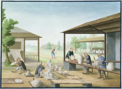 Výroba porcelánu: Ruční modelování a tvarování (akvarel a kvaš na papíře) od School Chinese
