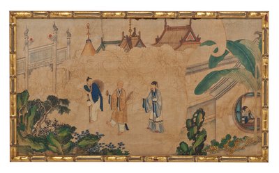 Jedna ze čtyřiadvaceti scén ze Snu o Rudé komnatě od School Chinese