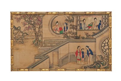 Jedna ze čtyřiadvaceti scén ze Snu o Rudé komnatě od School Chinese