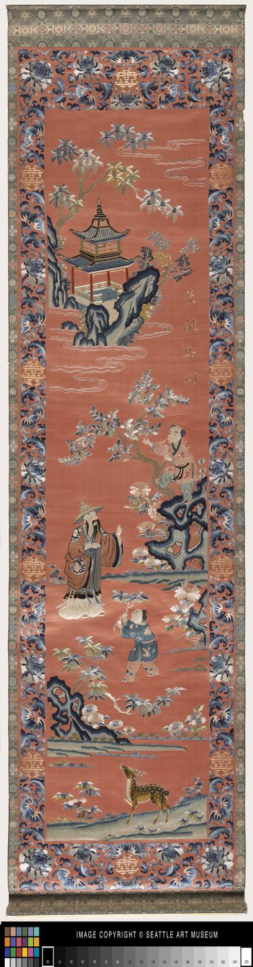 Běhoun (satén s výšivkou) od School Chinese