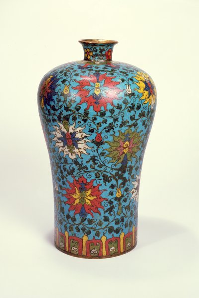 Váza (cloisonne smalt) od School Chinese