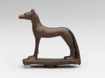 Šakal nebo pes (bronz) od School Egyptian