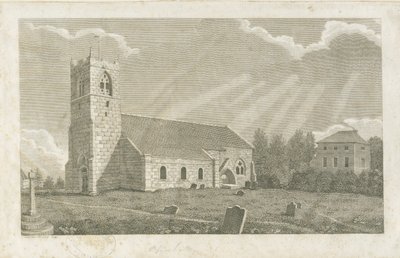Blymhill Church: rytina od School English