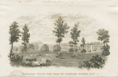 Burslem - Watlands House: rytina a [?19. století] (tisk) od School English