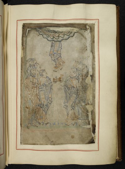 Bavlna MS tiberius C VI f.15r žaltář (