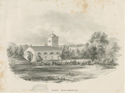 Kostel rad: litografie od School English