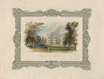 Ingestre Hall: ocelorytina (ručně barvená) od School English