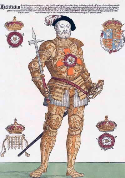 Anglický král Jindřich VIII (tisk) od School English