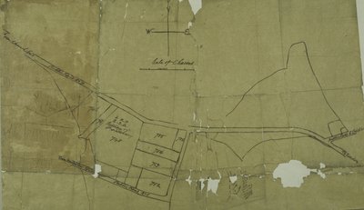 Mapa Willesden, Londýn (litho) od School English