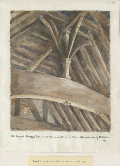 Mavesyn Ridware Hall - Vrátnice: malba od School English