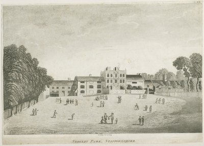 Škola Sedgley Park: rytina akvatinty, nd [c 1797] (tisk) od School English