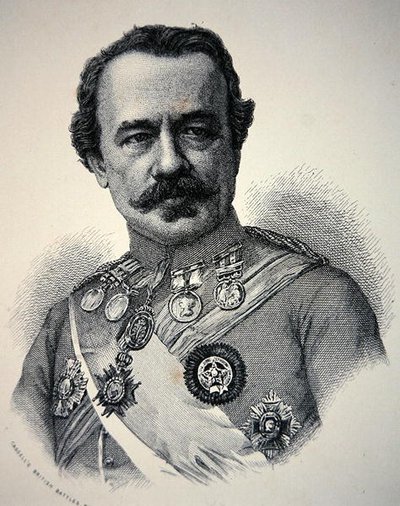 Sir James Outram (litho) od School English