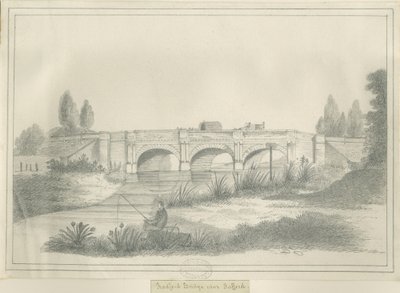 Stafford - Radford Bridge: kresba tužkou, nd [?19. století] (kresba) od School English