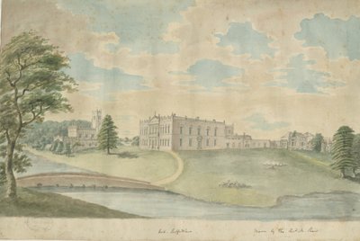 Neznámé umístění - Hall: malba akvarelem a [c 1762-1802] (malba) od School English