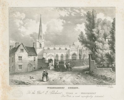 Wednesbury Church: litografie a [ (tisk) od School English
