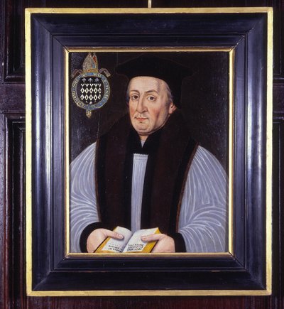 William z Waynflete, biskup z Winchesteru (olej na palubě) od School English
