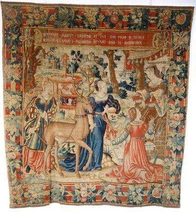 Alegorická scéna (tapisérie) od School Flemish