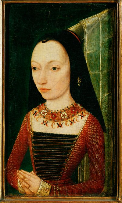 Markéta z Yorku, manželka Karla Smělého ... od School Flemish
